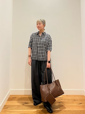 「FORK&SPOON（フォークアンドスプーン）のアイテム（トップス）」を使った、⭐︎おーごし☽°☆・°:** さん（レディース・160cm）の春コーディネート