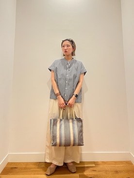 「FORK&SPOON（フォークアンドスプーン）のアイテム」を使った、⭐︎おーごし☽°☆・°:** さん（レディース・160cm）の夏コーディネート