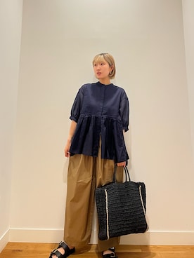 ⭐︎おーごし☽°☆・°:** さん（レディース・160cm）の夏コーディネート