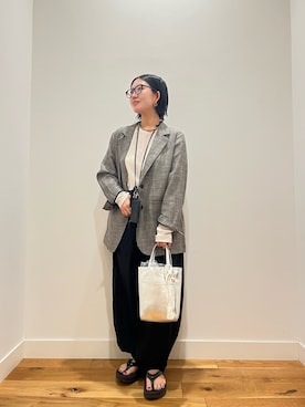 「アイテム（その他アウター）」を使った、⭐︎おーごし☽°☆・°:** さん（レディース・160cm）の秋コーディネート