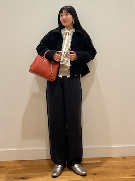 「アイテム（その他アウター）」を使った、⭐︎おーごし☽°☆・°:** さん（レディース・160cm）の秋コーディネート