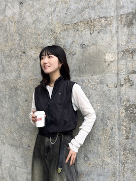 「アイテム（その他アウター）」を使った、おーごしさん（レディース・160cm）の秋コーディネート