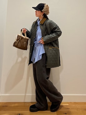 「アイテム（その他アウター）」を使った、⭐︎おーごし☽°☆・°:** さん（レディース・160cm）の秋コーディネート