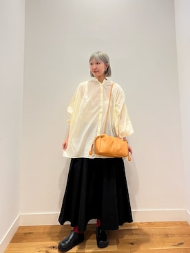 「URBAN RESEARCH DOORS（アーバンリサーチドアーズ）のアイテム（バッグ、オレンジ系）」を使った、⭐︎おーごし☽°☆・°:** さん（レディース・160cm）の春コーディネート