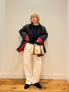 「FORK&SPOON（フォークアンドスプーン）のアイテム（その他パンツ）」を使った、⭐︎おーごし☽°☆・°:** さん（レディース・160cm）の冬コーディネート