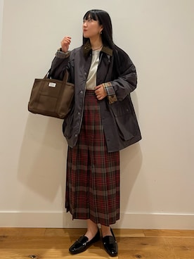 「アイテム（その他アウター）」を使った、おーごしさん（レディース・160cm・20代）の秋コーディネート