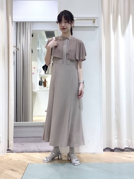 「アイテム（ワンピース/ドレス）」を使った、miuさん（レディース・157cm・30代）の春コーディネート