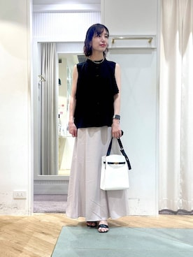 「アイテム（バッグ）」を使った、miuさん（レディース・157cm・30代）の夏コーディネート