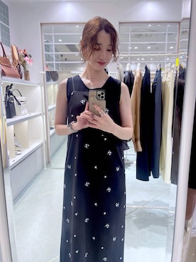 「アイテム（アクセサリー）」を使った、miuさん（レディース・157cm・30代）の夏コーディネート