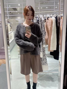 「ショートパンツ」｜miuさん（レディース・157cm・30代）の秋コーディネート