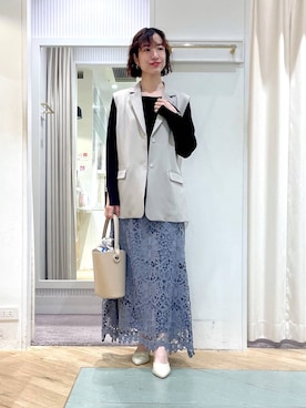 miuさん（レディース・157cm）の春コーディネート