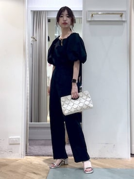 「アイテム（クラッチバッグ）」を使った、miuさん（レディース・157cm・30代）の春コーディネート