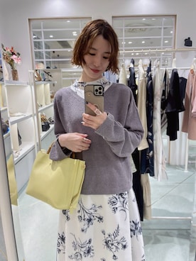 「Andemiu（アンデミュウ）のアイテム（バッグ）」を使った、miuさん（レディース・157cm）の春コーディネート