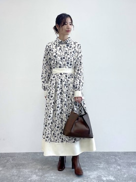 「アイテム（ワンピース/ドレス）」を使った、miuさん（レディース・157cm・30代）の夏コーディネート