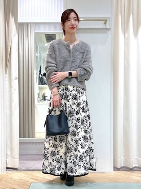 「ナチュラル」｜「アイテム（PC・スマホグッズ/家電）」を使った、miuさん（レディース・157cm）の秋コーディネート