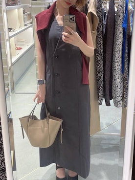 「Andemiu（アンデミュウ）のアイテム」を使った、miuさん（レディース・157cm）の夏コーディネート
