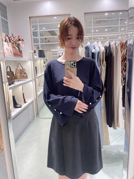 「ミニスカート」｜miuさん（レディース・157cm・30代）の秋コーディネート