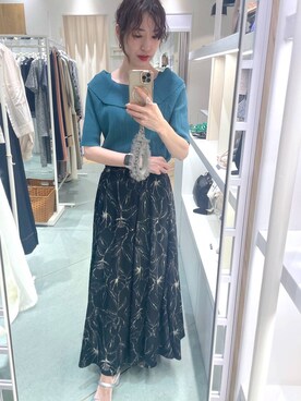 「Andemiu」｜「アイテム（PC・スマホグッズ/家電）」を使った、miuさん（レディース・157cm）の春コーディネート