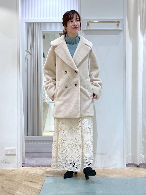 セール】ボアハーフコート126675（ピーコート）｜Andemiu