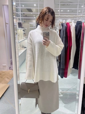 「アイテム（ハンドバッグ）」を使った、miuさん（レディース・157cm・30代）の秋コーディネート