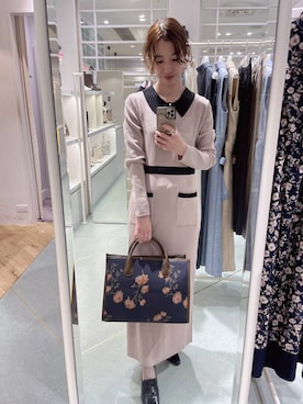 「アイテム（ワンピース/ドレス）」を使った、miuさん（レディース・157cm・30代）の秋コーディネート