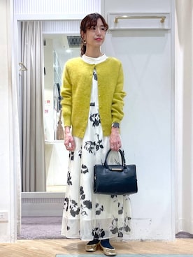 「アイテム（ワンピース/ドレス）」を使った、miuさん（レディース・157cm・30代）の秋コーディネート