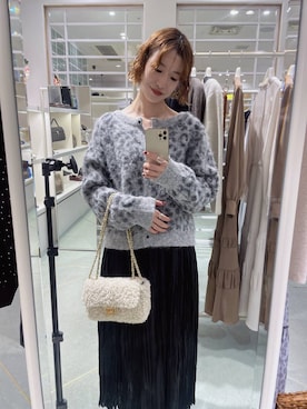 「Andemiu（アンデミュウ）のアイテム」を使った、miuさん（レディース・157cm）の秋コーディネート