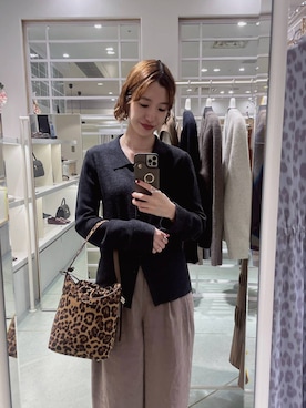 「Andemiu（アンデミュウ）のアイテム」を使った、miuさん（レディース・157cm）の秋コーディネート