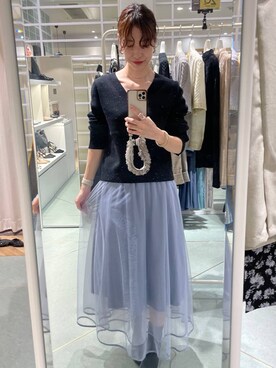 「Andemiu」｜「アイテム（PC・スマホグッズ/家電）」を使った、miuさん（レディース・157cm）の秋コーディネート