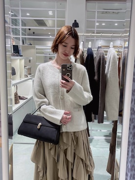 「Andemiu（アンデミュウ）のアイテム」を使った、miuさん（レディース・157cm）の秋コーディネート