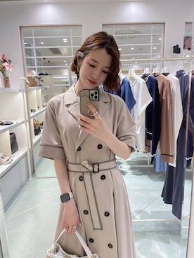 「Andemiu（アンデミュウ）のアイテム（バッグ）」を使った、miuさん（レディース・157cm）の春コーディネート