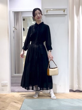 「アイテム（ワンピース/ドレス）」を使った、miuさん（レディース・157cm・30代）の春コーディネート