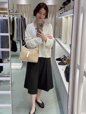 「アイテム（アンサンブル）」を使った、miuさん（レディース・157cm）の春コーディネート