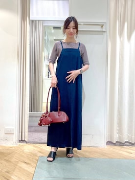 「アイテム（ワンピース/ドレス）」を使った、miuさん（レディース・157cm・30代）の夏コーディネート
