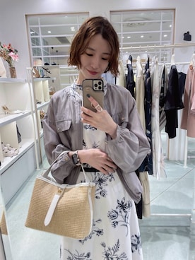 「Andemiu（アンデミュウ）のアイテム（バッグ）」を使った、miuさん（レディース・157cm）の春コーディネート