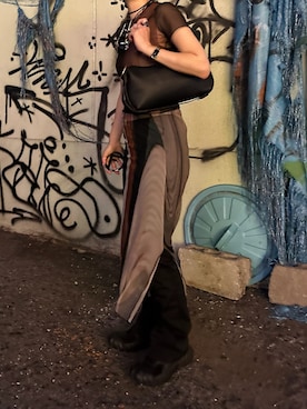 「TOFF&LOADSTONE（トフアンドロードストーン）のアイテム」を使った、NAOさん（レディース・157cm）の秋コーディネート