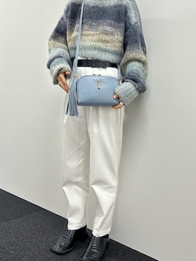 「JIL SANDER（ジルサンダー）のアイテム」を使った、NAOさん（レディース・157cm）の冬コーディネート