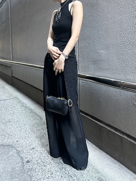 「アイテム（ブーツ）」を使った、NAOさん（レディース・157cm）の夏コーディネート