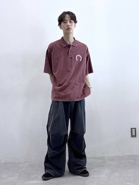 「adidas（アディダス）の【adidas/アディダス】SPEZIAL/スペツィアル/スニーカー（スニーカー、ブラック系）」を使った、 koutaさん（メンズ・173cm）の夏コーディネート
