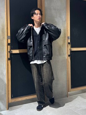 「アイテム（ブルゾン）」を使った、 koutaさん（メンズ・173cm・20代）の秋コーディネート