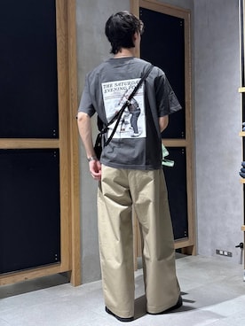 「RAGEBLUE（レイジブルー）のデザインメタルリング（リング、シルバー系）」を使った、 koutaさん（メンズ・173cm）の春コーディネート