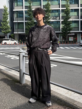 「アイテム（ブレスレット、ホワイト系）」を使った、 koutaさん（メンズ・173cm）の秋コーディネート