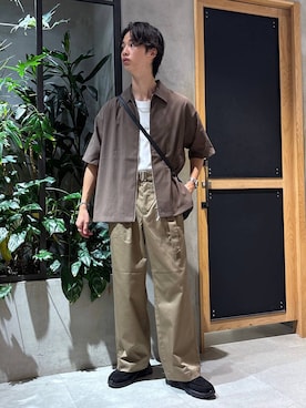 「アイテム（チノパンツ）」を使った、 koutaさん（メンズ・173cm・20代）の夏コーディネート