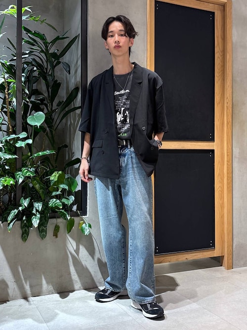 アンティーク風/メタルバックルリアルレザーベルト
