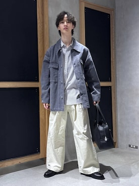 「RAGEBLUE（レイジブルー）のアイテム（スラックス）」を使った、 koutaさん（メンズ・173cm）の春コーディネート