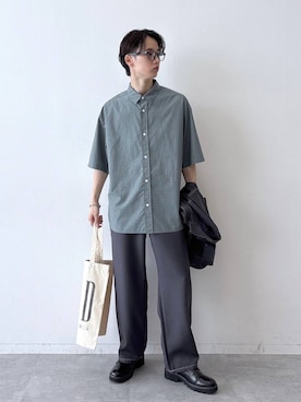 「アイテム（ブルゾン）」を使った、 koutaさん（メンズ・173cm）の夏コーディネート
