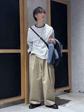 「アイテム（ジャケット/アウター）」を使った、 koutaさん（メンズ・173cm）の春コーディネート