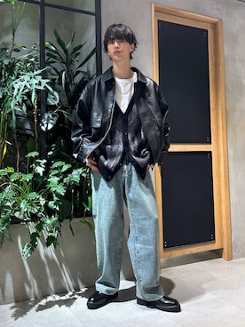 「アイテム（ブルゾン）」を使った、 koutaさん（メンズ・173cm・20代）の秋コーディネート