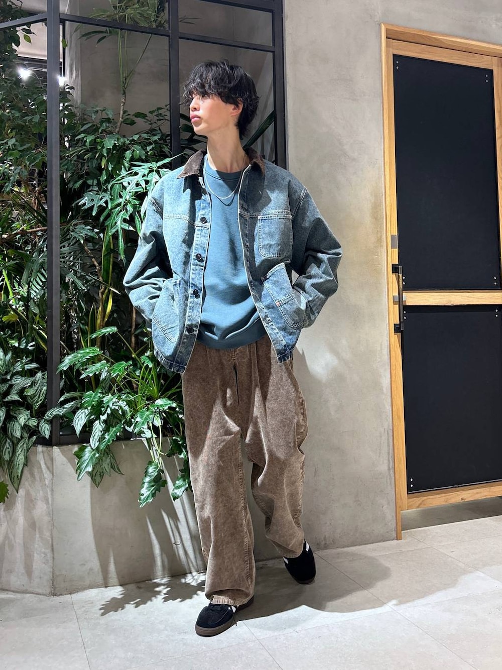 1990s EmporioArmani コーデュロイプルオーバージャケット　伊製 1990s EmporioArmani コーデュロイプルオーバージャケット 伊製