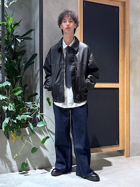 「RAGEBLUE（レイジブルー）のアイテム（ブルゾン）」を使った、 koutaさん（メンズ・173cm）の秋コーディネート